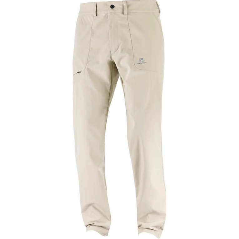 Beige Salomon Wayfarer City Men's Sport Pants | PH 24658M